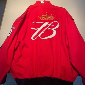 Nascar jacket with patches